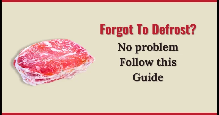Forgot To defrost No problem Follow this Guide