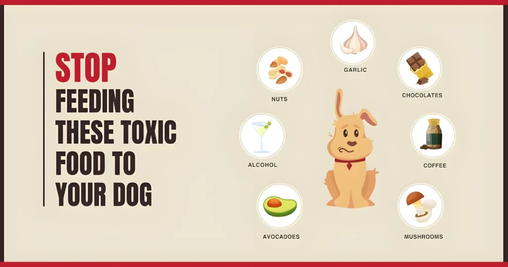 Toxic and dangerous foods to avoid feeding your dogs