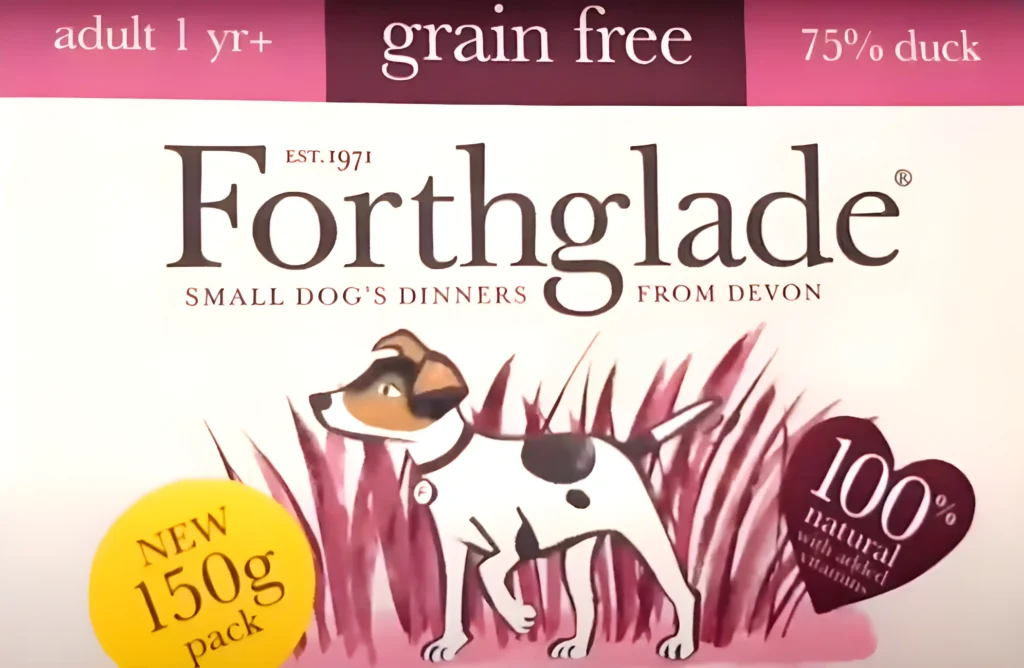 Forthglade adult wet dog food box